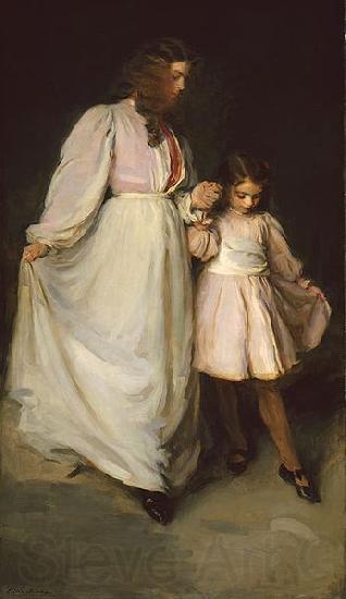 Cecilia Beaux Dorothea and Francesca a.k.a. The Dancing Lesson Spain oil painting art